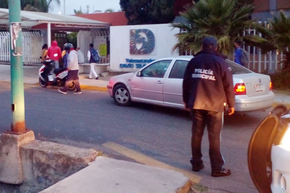 Pone en marcha policía de Huamantla operativo escuela segura y vialidad en tu escuela